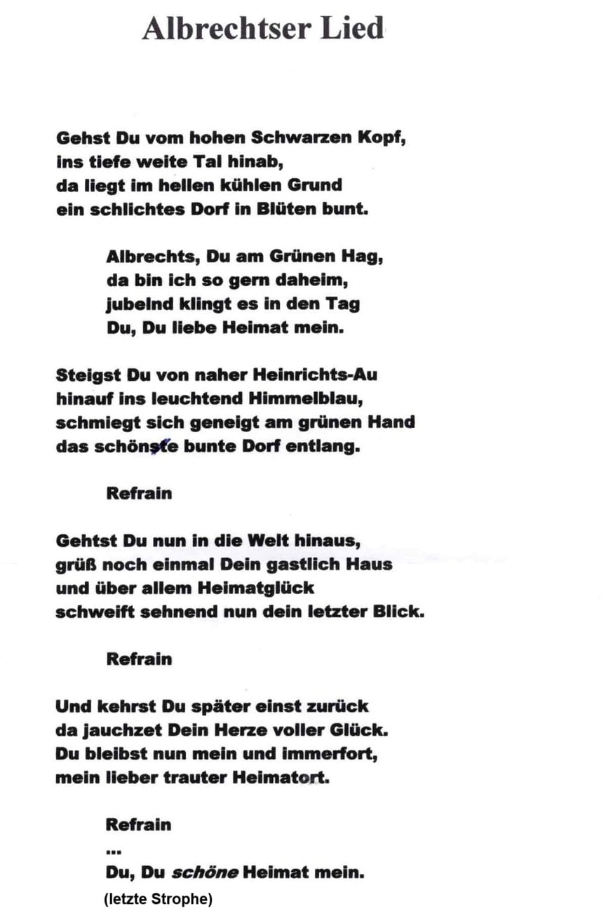 Albrechtser Lied